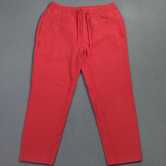 Lululemon Pants Men's L Red Relaxed Fleece Jogger New Year - Picture 1 of 12